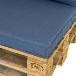 Madison Rugkussen Lounge Panama Safier Blue - 60 X 40cm -Tuinwinkel 1454536203 0103