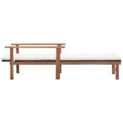 VidaXL Ligbed Met Kussen Poly Rattan En Massief Acaciahout Zwart -Tuinwinkel 15540e7eef49482fb46e58ebad998a3f