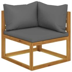 VidaXL 6-delige Loungeset Met Kussens Massief Acaciahout -Tuinwinkel 1569144956 0103
