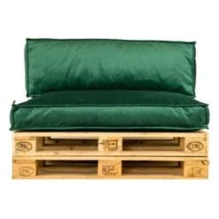 2L Home & Garden Palletkussen Velvet Donkergroen - 120 X 80cm 8 2L Home & Garden Palletkussen Velvet Donkergroen - 120 X 80cm -Tuinwinkel 1580155603 0102