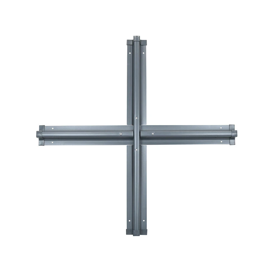 Garden Impressions Hawaii Zweefparasol Kruis Parasolvoet D. Grijs 4 Garden Impressions Hawaii Zweefparasol Kruis Parasolvoet D. Grijs - Afbeelding 2