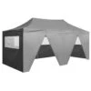 VidaXL Partytent Met 4 Zijwanden Inklapbaar 3x6 M Staal Antraciet -Tuinwinkel 1640144963