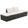 VidaXL Tuinbed 195x60 Cm Poly Rattan Zwart -Tuinwinkel 1688534210