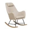 Beliani Schommelstoel ARRIE - Beige Polyester -Tuinwinkel 1689756047