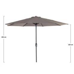 Garden Impressions Lotus Parasol Ø300 Cm - Taupe -Tuinwinkel 1705149993 0102