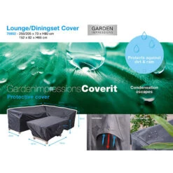 Garden Impressions Lounge Dining Hoes 255/205x73xH80 En 152x82xH65 Cm -Tuinwinkel 1731150976 0101