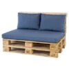 Madison Palletkussenset Lounge Blauw - 3 Delig -Tuinwinkel 1812809511