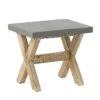 Beliani Hocker OLBIA - Grijs Vezelcement -Tuinwinkel 1937588279