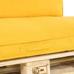 Unique Living Palletkussen Luana Goudgeel - 120 X 80 Cm -Tuinwinkel 1963675828 0102