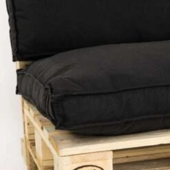 Unique Living Palletkussen Luana Zwart - 120 X 80 Cm 9 Unique Living Palletkussen Luana Zwart - 120 X 80 Cm -Tuinwinkel 1973436349 0103