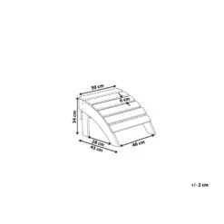 Beliani Voetenbankje ADIRONDACK - Rood Kunsthout -Tuinwinkel 1cb65d89849d4e14a3c2ea8858ffd361 6