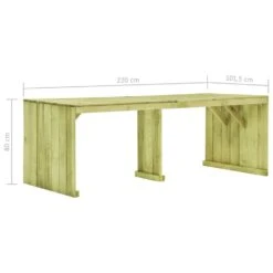 VidaXL Tuintafel 220x101,5x80 Cm Geïmpregneerd Grenenhout 9 VidaXL Tuintafel 220x101,5x80 Cm Geïmpregneerd Grenenhout -Tuinwinkel 211966d0280c44069c5fdf992fe0fa8c