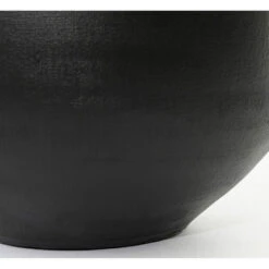 Mica Decorations Bloempot Boule - Mat Zwart - Keramiek - 23 X 20 Cm -Tuinwinkel 25e2ef1f17ba49918ec54fdc6a643f05