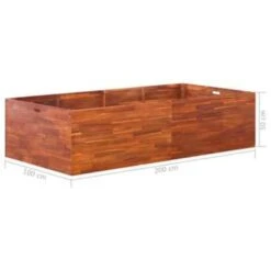VidaXL Plantenbak Verhoogd 200x100x50 Cm Acaciahout -Tuinwinkel 306822c4dceb4a58a6ba5972943add9d