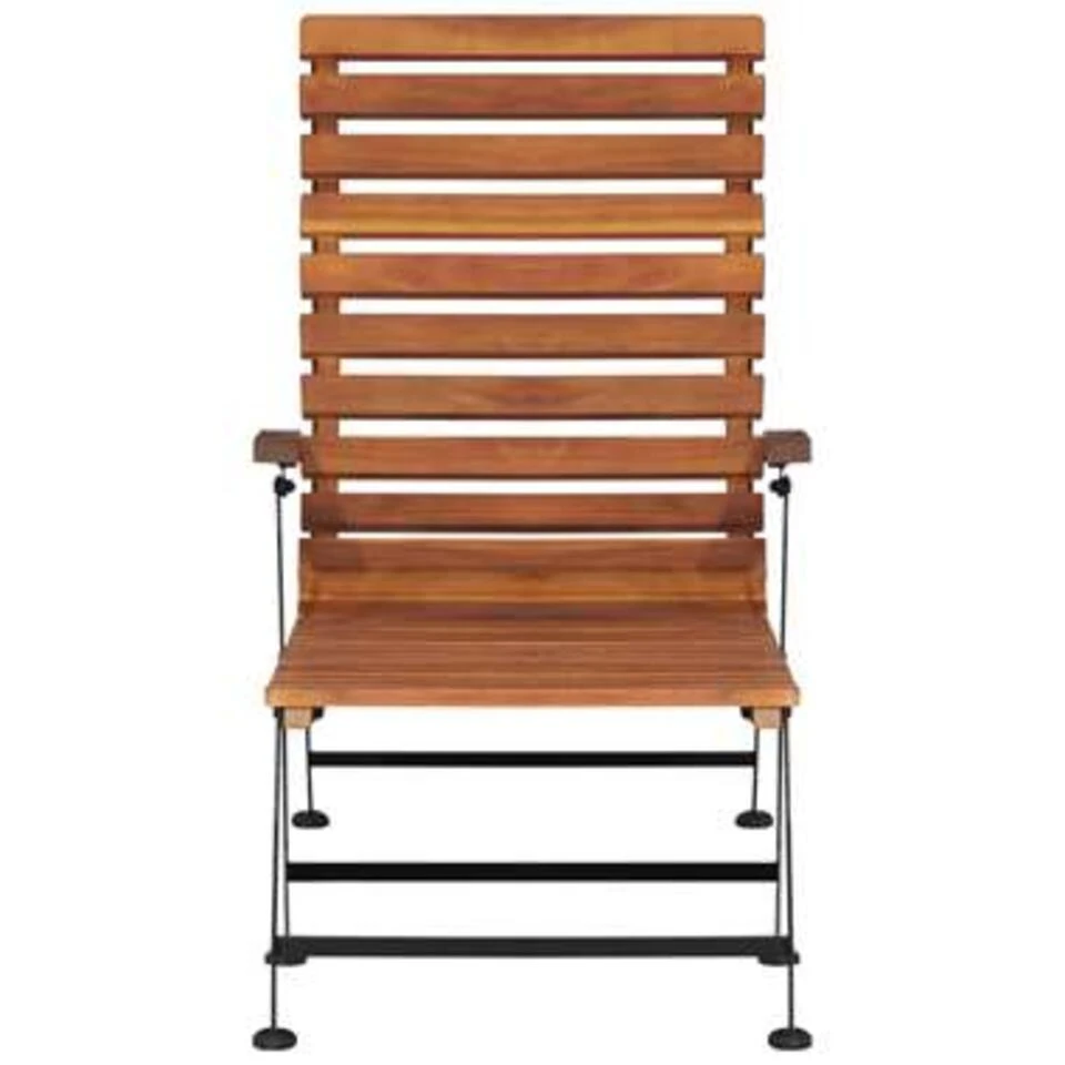 VidaXL Terrasstoel Massief Acaciahout 4 VidaXL Terrasstoel Massief Acaciahout - Afbeelding 2