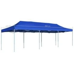 VidaXL Vouwtent Pop-up 3x9 M Blauw -Tuinwinkel 38ee86d7327f4c2597eaa72dd4b2bee2