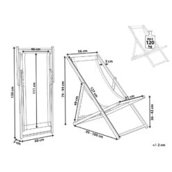 Beliani Tuinligstoel LOCRI II - Blauw Synthetisch Materiaal, Aluminium -Tuinwinkel 395e1432890d46a79e3722d7f0254dbd 1