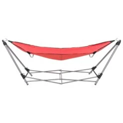 VidaXL Hangmat Met Inklapbare Standaard Rood -Tuinwinkel 3a1d074b0fbe4e97a806491b19858d06