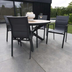 Giga Meubel Dining Tuinstoel Aluminium Antraciet - Zithoogte 45cm - Stoel Quin 8 Giga Meubel Dining Tuinstoel Aluminium Antraciet - Zithoogte 45cm - Stoel Quin -Tuinwinkel 42070c9f3e34486e9dfb36b46859bb0b