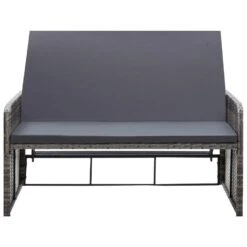 VidaXL 2-delige Loungeset Met Kussens Poly Rattan Grijs 9 VidaXL 2-delige Loungeset Met Kussens Poly Rattan Grijs -Tuinwinkel 4581df13b14245158d2205ef17d6d68a