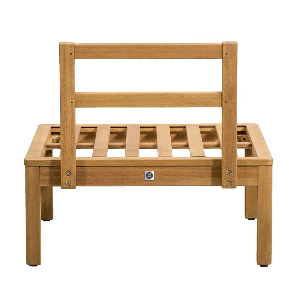 Middenfauteuil Orleans - Eucalyptushout - 78x72x65 Cm 4 Middenfauteuil Orleans - Eucalyptushout - 78x72x65 Cm - Afbeelding 2