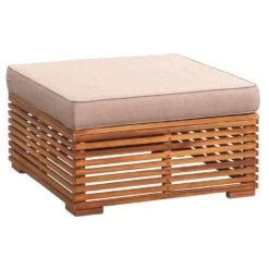 Le Sud Hocker Cèvennes - Bruin - 30x72x72 Cm -Tuinwinkel 50104003 0331