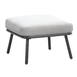 Hocker Almeria - Antraciet - 30x60x60 Cm
