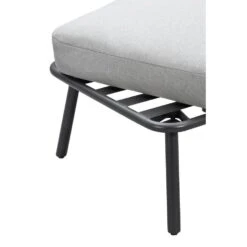 Hocker Almeria - Antraciet - 30x60x60 Cm -Tuinwinkel 50105185 9001