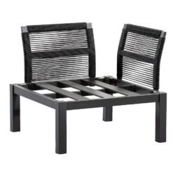 Le Sud Loungestoel Hoekelement Ardeche - Grijs - 78x78x66 Cm -Tuinwinkel 50105280 0304