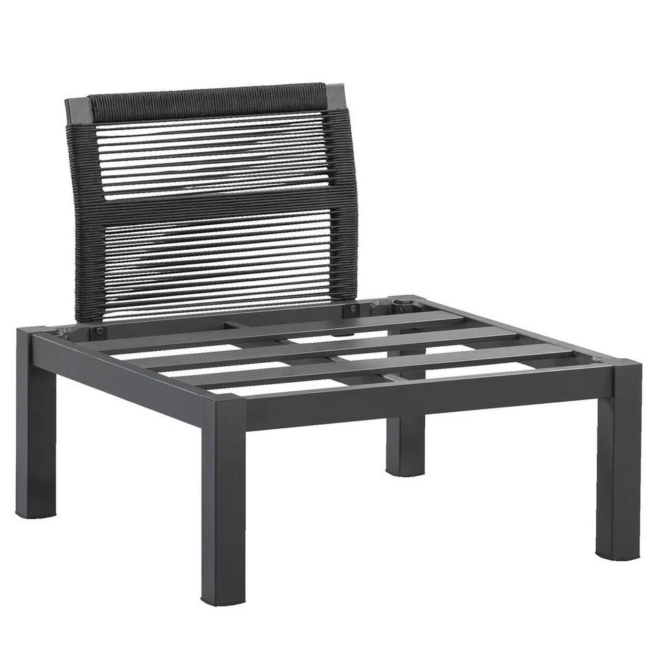 Le Sud Loungestoel Middenelement Ardeche - Grijs - 78x72x66 Cm 3 Le Sud Loungestoel Middenelement Ardeche - Grijs - 78x72x66 Cm