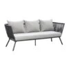 Loungebank Almeria - Antraciet - 75x200x75 Cm -Tuinwinkel 50205069