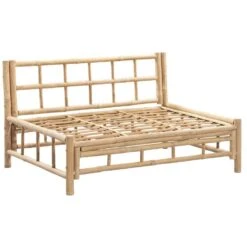 Palletbank Tarifa Bamboe - Naturel - 120x85x66 Cm -Tuinwinkel 50205502 0300