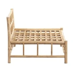 Palletbank Tarifa Bamboe - Naturel - 120x85x66 Cm -Tuinwinkel 50205502 8000