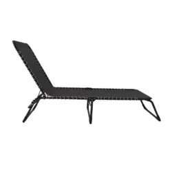 Ligbed Frejus - Donkergrijs - 30/73x53x196 Cm -Tuinwinkel 50255056 0300