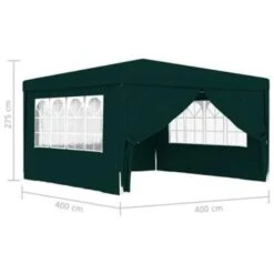 VidaXL Partytent Met Zijwanden Professioneel 90 G/m² 4x4 M Groen 9 VidaXL Partytent Met Zijwanden Professioneel 90 G/m² 4x4 M Groen -Tuinwinkel 51fe4785a2cc4b0f95f71c44df6c5b6b