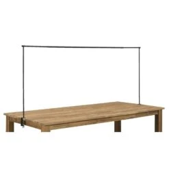 Tafelklem Ton - Zwart - 90-97x140-250x8 Cm -Tuinwinkel 54134185 0301