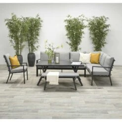 Garden Impressions Senja Lounge Dining Set 3-delig Links - D. Grijs -Tuinwinkel 55b9b417e3f6458bb2bd2469a8896dae