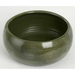 Mica Decorations Plantenpot - Groen - Glans - Keramiek - 28 X 12 Cm -Tuinwinkel 5968eddd487449c8a4242c27ef9946ac