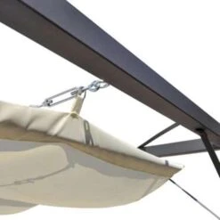 VidaXL Tuinpaviljoen Met Inschuifbaar Dak -Tuinwinkel 686c8d12220947d7b540ab4544bd4389