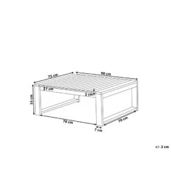 Beliani Tuintafel TIMOR - Donkere Houtkleur Fsc® Gecertificeerd Acaciahout -Tuinwinkel 69b57c9982c84643a1cdc2c512b3dfb8
