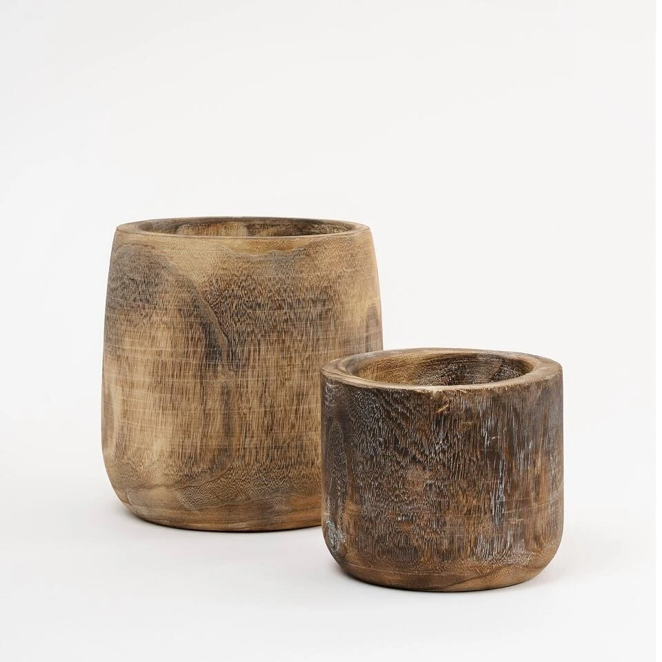 Mica Decorations Boris Bloempot - H24 X Ø24 Cm - Donkerbruin 6 Mica Decorations Boris Bloempot - H24 X Ø24 Cm - Donkerbruin - Afbeelding 4