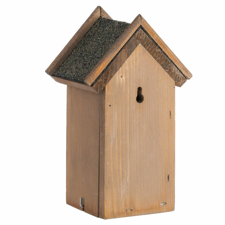 Best For Birds Vogelhuisje - Hout - Nestkastje Met Puntdak - 22 Cm 4 Best For Birds Vogelhuisje - Hout - Nestkastje Met Puntdak - 22 Cm - Afbeelding 2