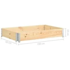 VidaXL Plantenbak Verhoogd 50x150 Cm Massief Grenenhout -Tuinwinkel 80c36e9bed2e4056b67a0dd4f1f70b4b