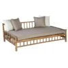 Exotan Bamboe Daybed (incl. Kussens) - Bruin/beige - 201x132x70 Cm -Tuinwinkel 81019486
