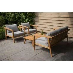 Exotan Loungeset Lucca - Bruin/grijs -Tuinwinkel 81019521 0300
