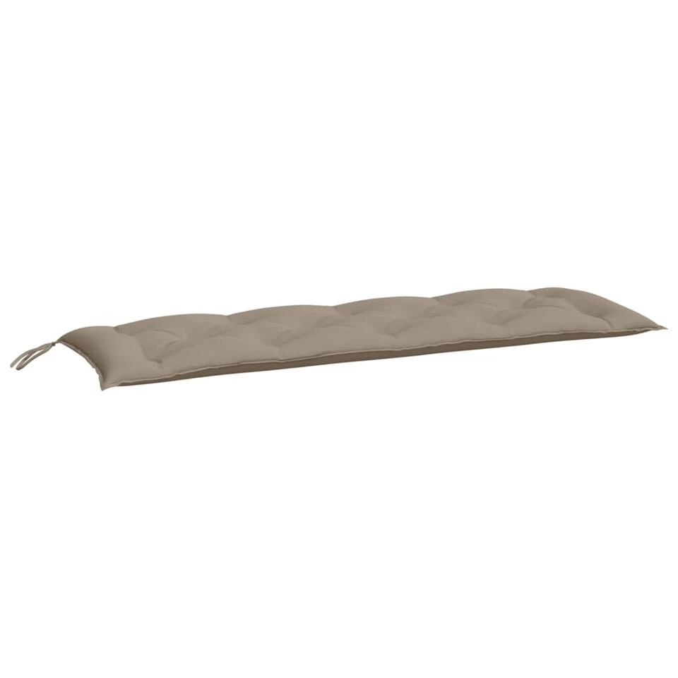 VidaXL Tuinbankkussen 150 Cm Oxford Stof Taupe 5 VidaXL Tuinbankkussen 150 Cm Oxford Stof Taupe - Afbeelding 3