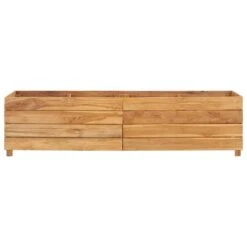 VidaXL Plantenbak Verhoogd 150x40x38 Cm Gerecycled Teakhout En Staal -Tuinwinkel 8e08ff8f38ea4cb582b26a54af96302c