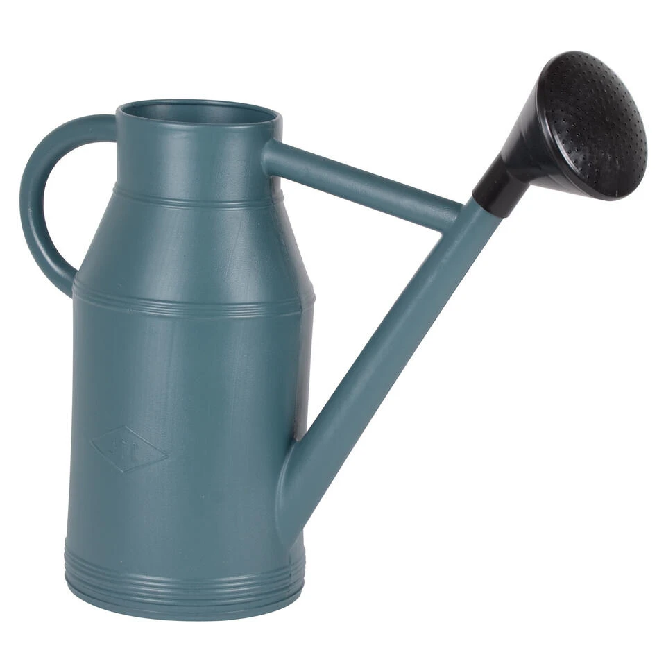 EDA Gieter - Grijsblauw - Kunststof - Zwarte Broeskop - 11 Liter 4 EDA Gieter - Grijsblauw - Kunststof - Zwarte Broeskop - 11 Liter - Afbeelding 2