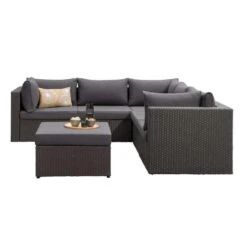 Le Sud Modulaire Hoekloungeset Dordogne - Antraciet/donkergrijs - 6-delig -Tuinwinkel 90102961 3160