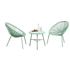 Balkonset Formentera - Lichtgroen - 3-delig - V2 7 Balkonset Formentera - Lichtgroen - 3-delig - V2 -Tuinwinkel 90103652 3160